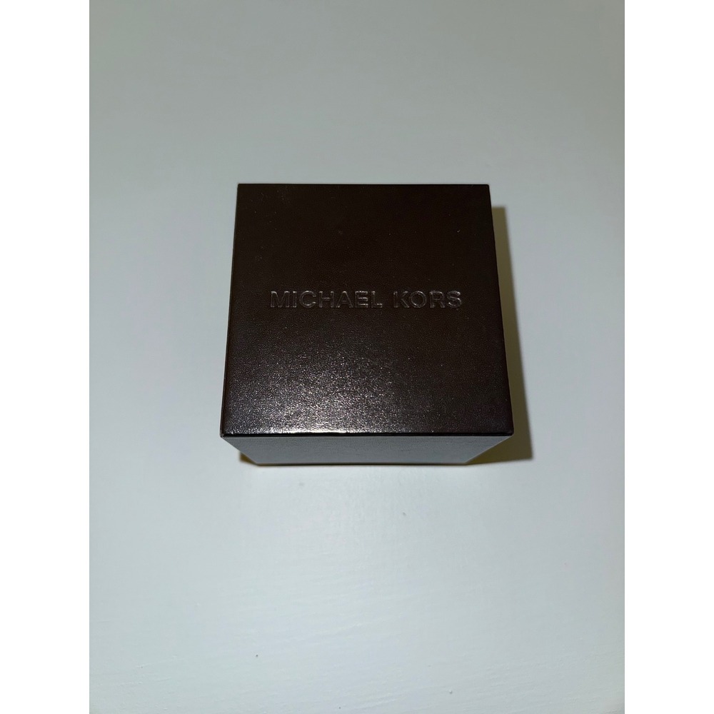 Michael Kors MK8290 Dylan Silver Tone Chronograph Men's‎ Watch with Box & Links